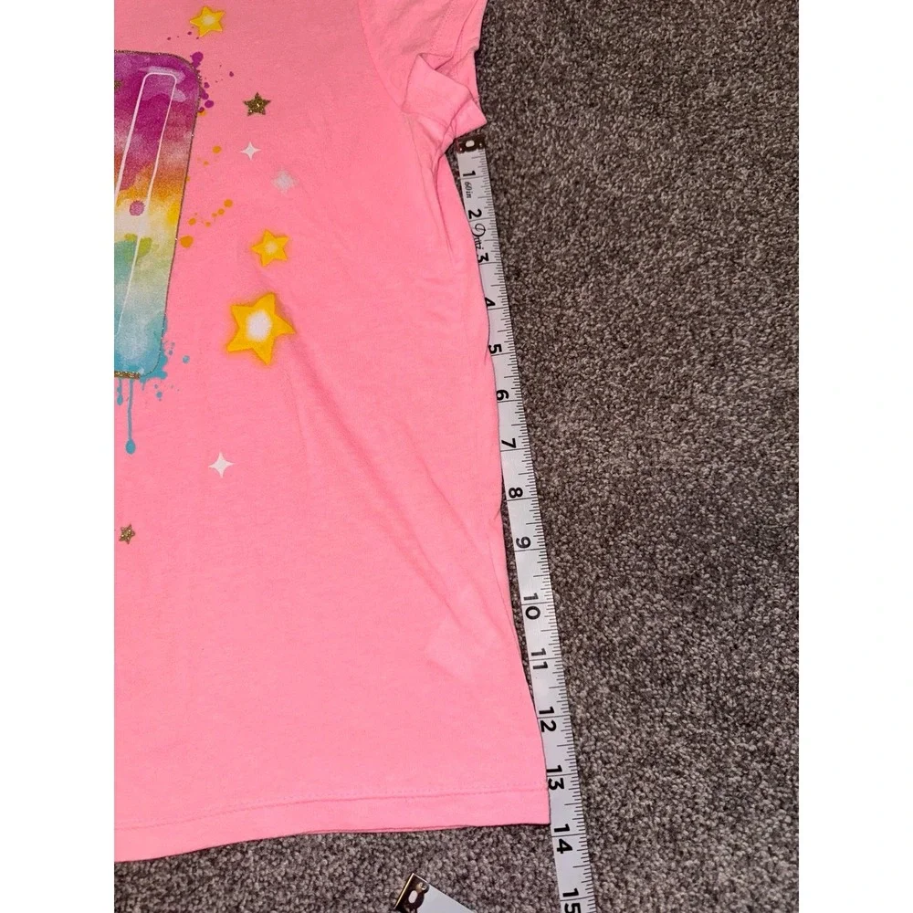 Children's Place Girls Pink Ice Cream Short Sleeve T-Shirt‎